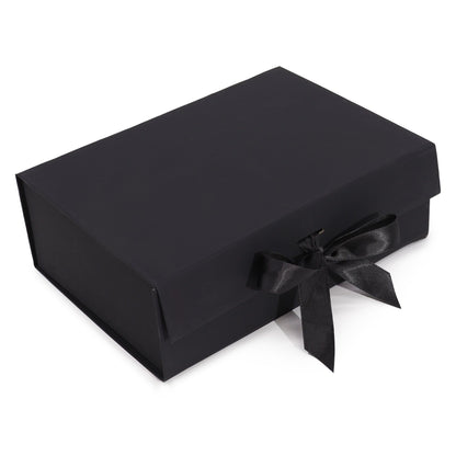 Laposra csukható díszdoboz - Nagy (28,2x20,2x9,2cm) - Fekete