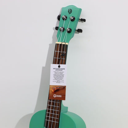Kézműves ukulelle – Natúr Sunburst felület (4 húros)
