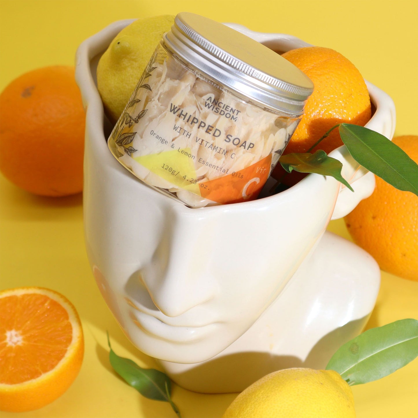 Aromaterápiás habszappan C-vitaminnal