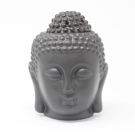 Buddha fej olajégető - Fekete