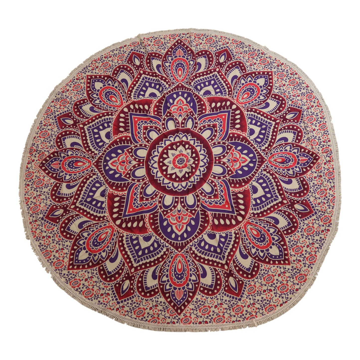 Nagy mandala kerek kép (180 cm) – rózsaszín és lila