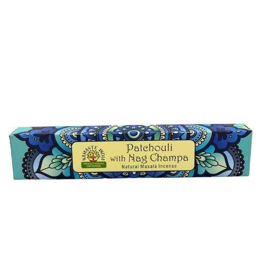 Namaste Mandala Masala füstölő – pacsuli nag champa illattal