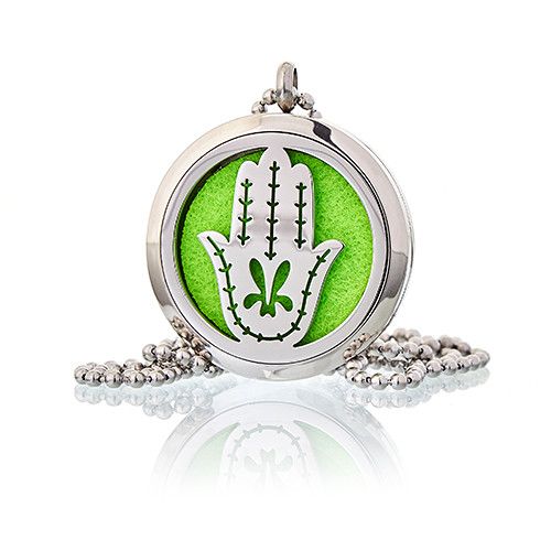 Aromaterápiás ékszer nyaklánc - Fatima keze 30mm