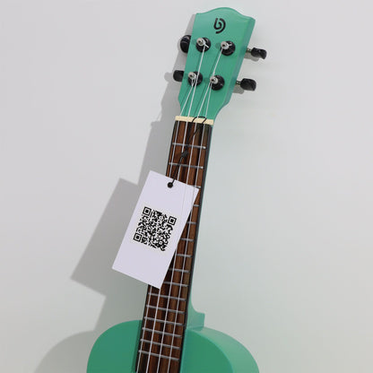 Kézműves ukulelle – Natúr Sunburst felület (4 húros)