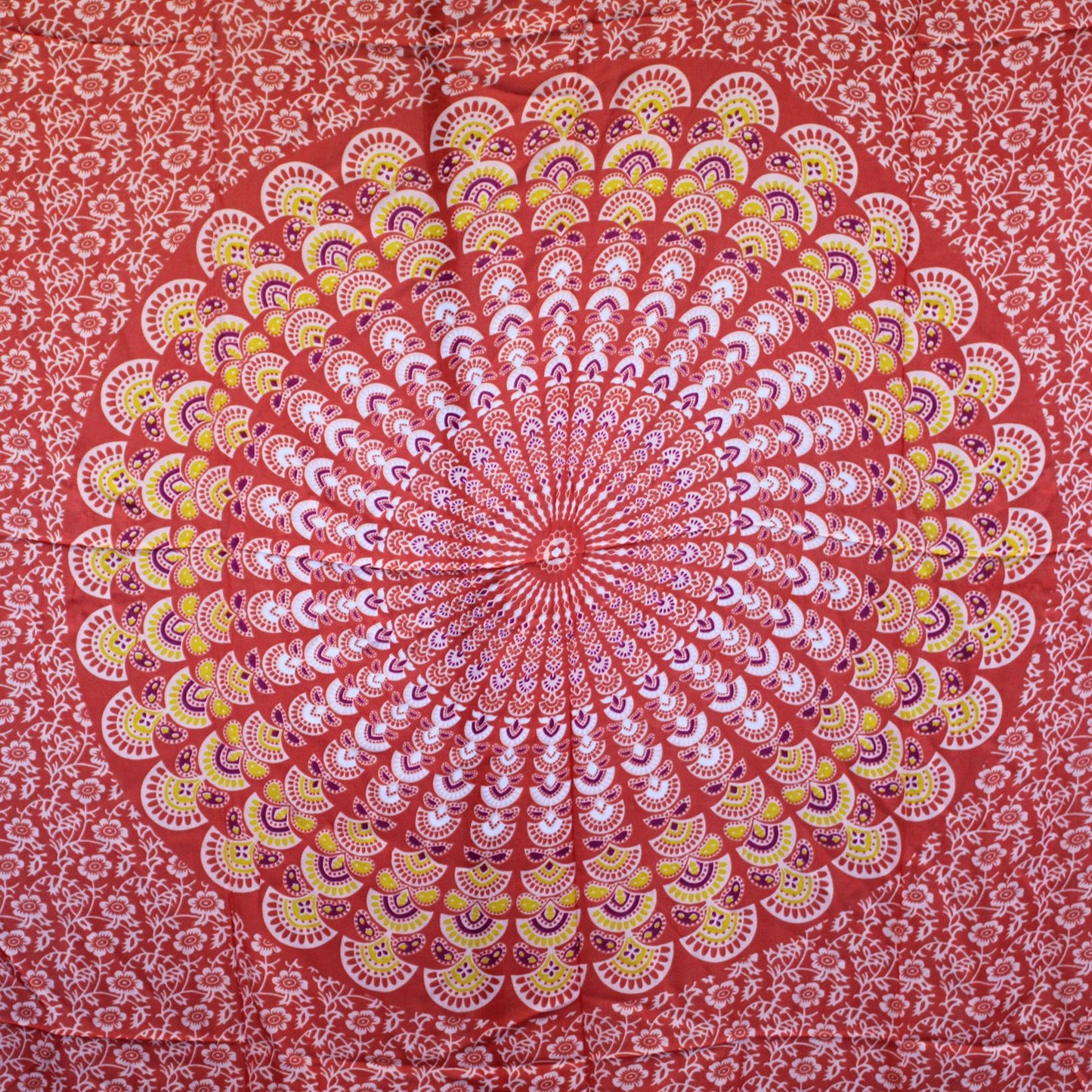 Rózsaszín rózsa mandala szarong