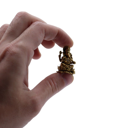 Réz miniatűr istenek – Ganésa (12 g) – 30 mm