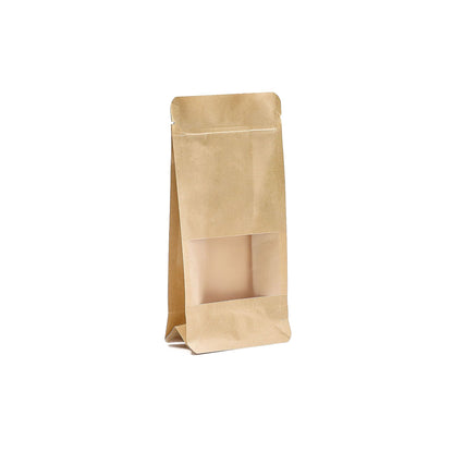 10 db Squat Kraft ablakos zacskó 10x20cm