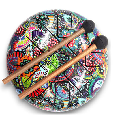 Acélnyelvű Happy Drums – Többszínű OM – 18 cm