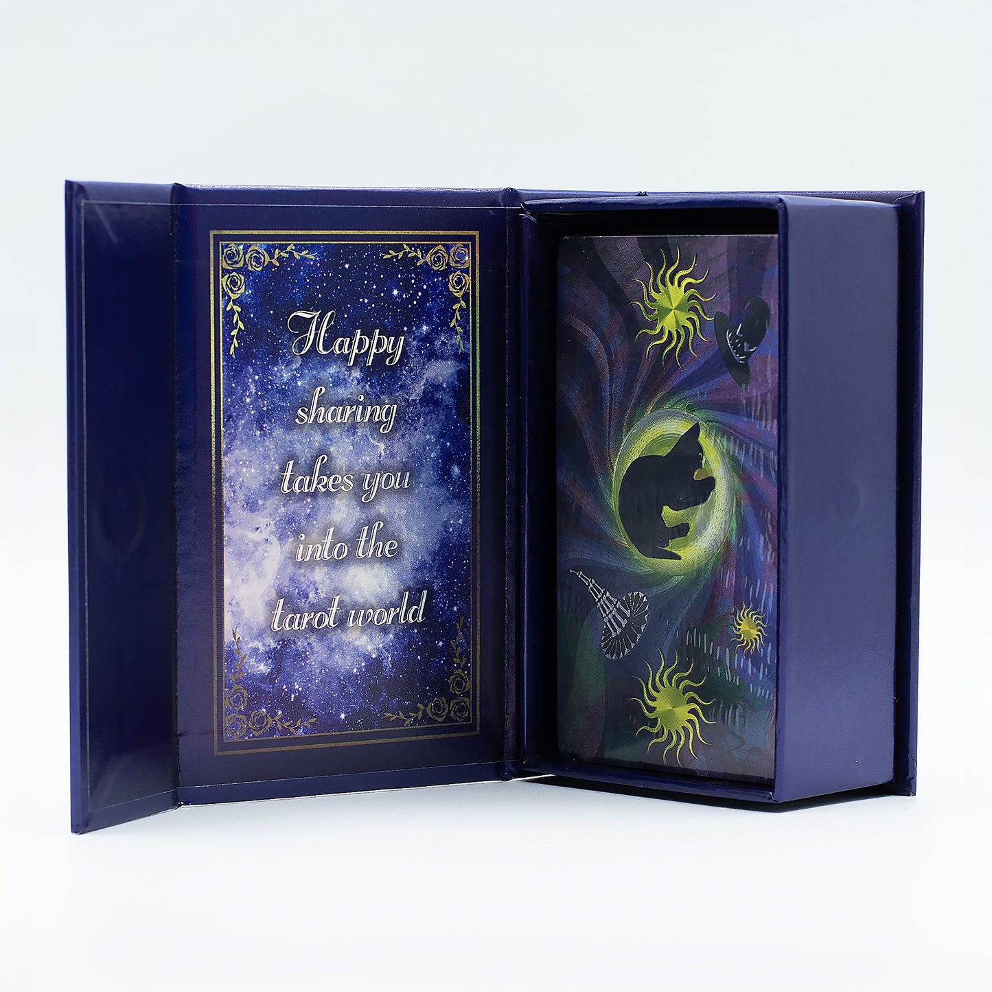 Lila Fóliás Tarot Kártya Készlet - Boszorkány Tarot - füzettel