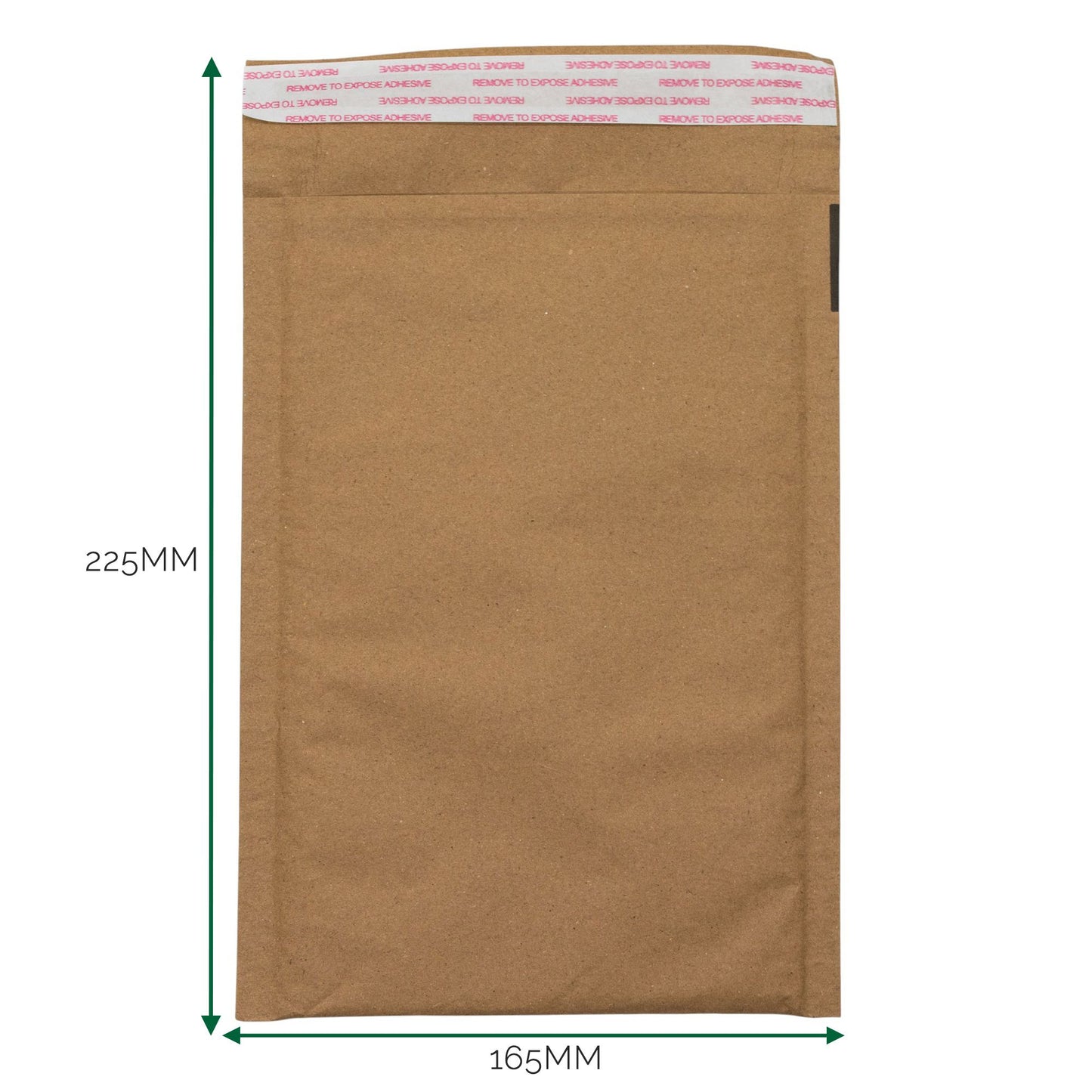 Kraft bélelt méhsejt boríték (165x225+40mm)