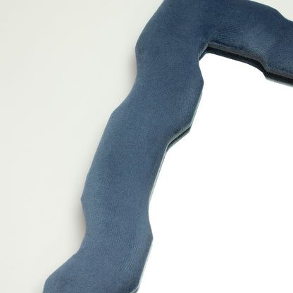 Puha, hullámos tükör – Vastag keret – Királykék (30,5x22,5x2,3cm)
