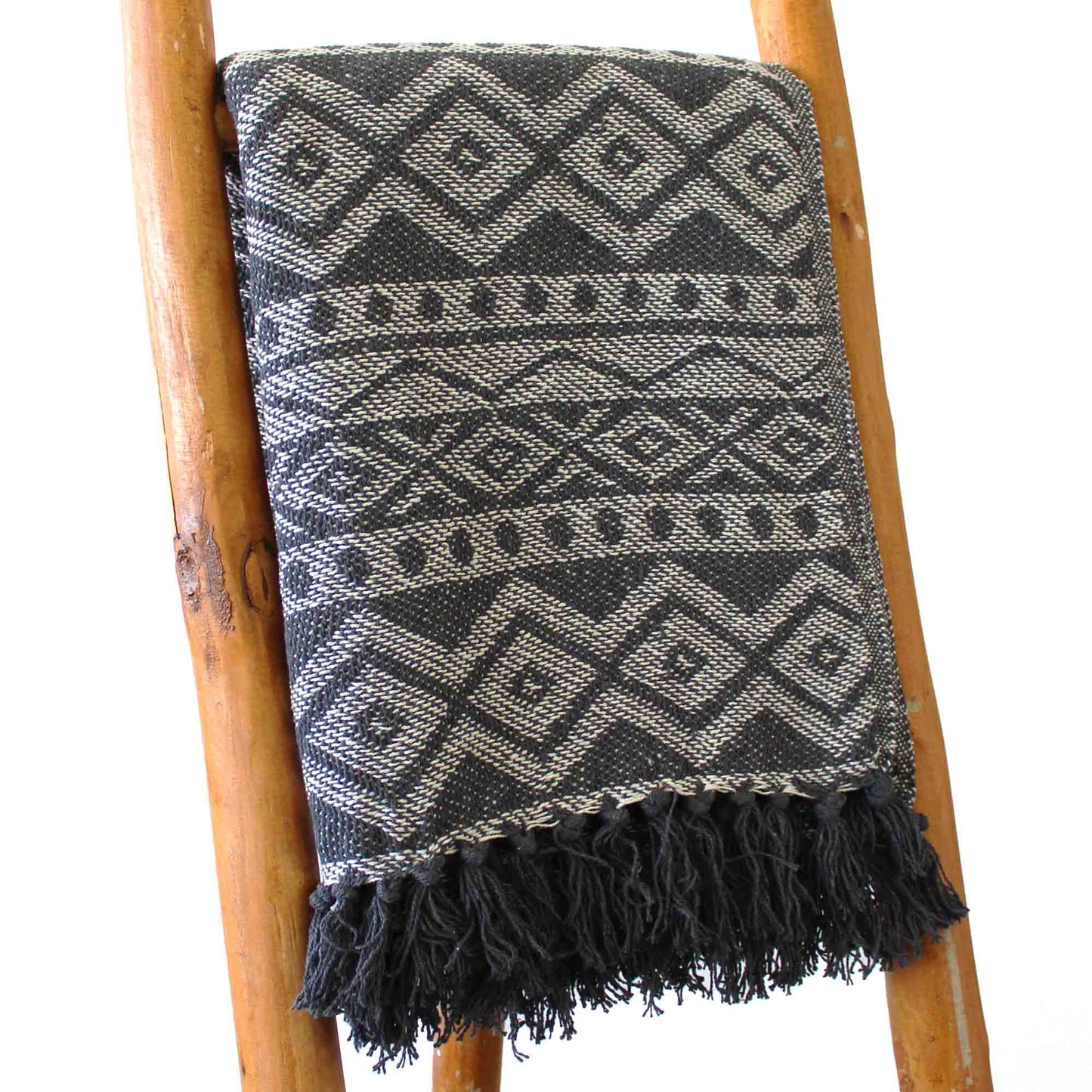 Boho Komfort Plédek - Szürke Geometrikus