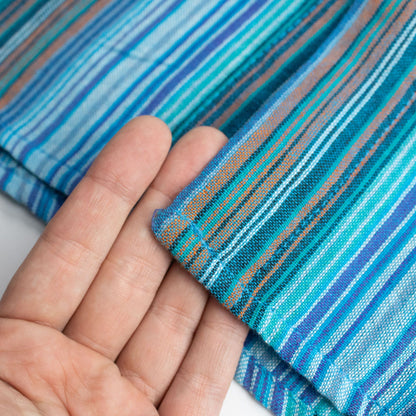 Nomad Sari Grandad Shirt - Turquoise