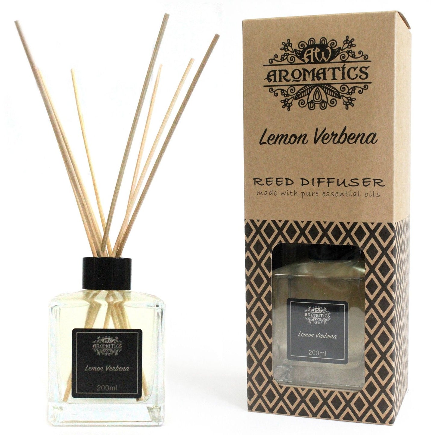 200 ml-es Citromverbéna Illóolajos Párologtató Diffúzor (pálcikás)