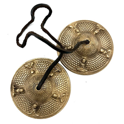 Tibeti tingsha – Öt Buddha – kb. 9,5 cm