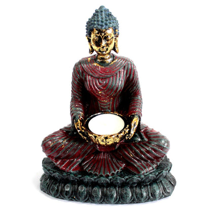 Antik Buddha – Hívő Gyertyatartó