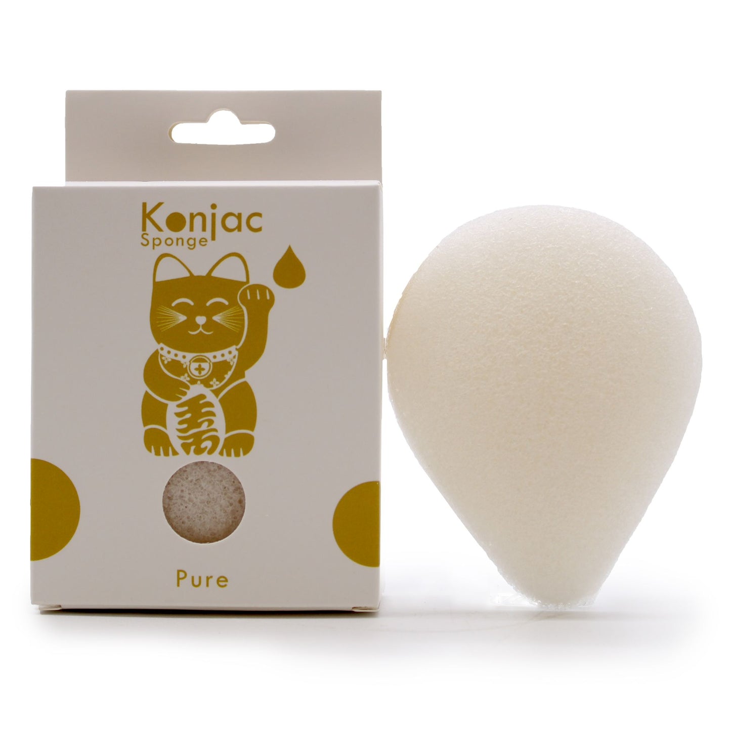 Könnycsepp konjac szivacs – Natúr – Érzékeny bőrre