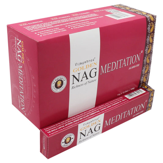 15g Golden Nag - Meditation füstölő