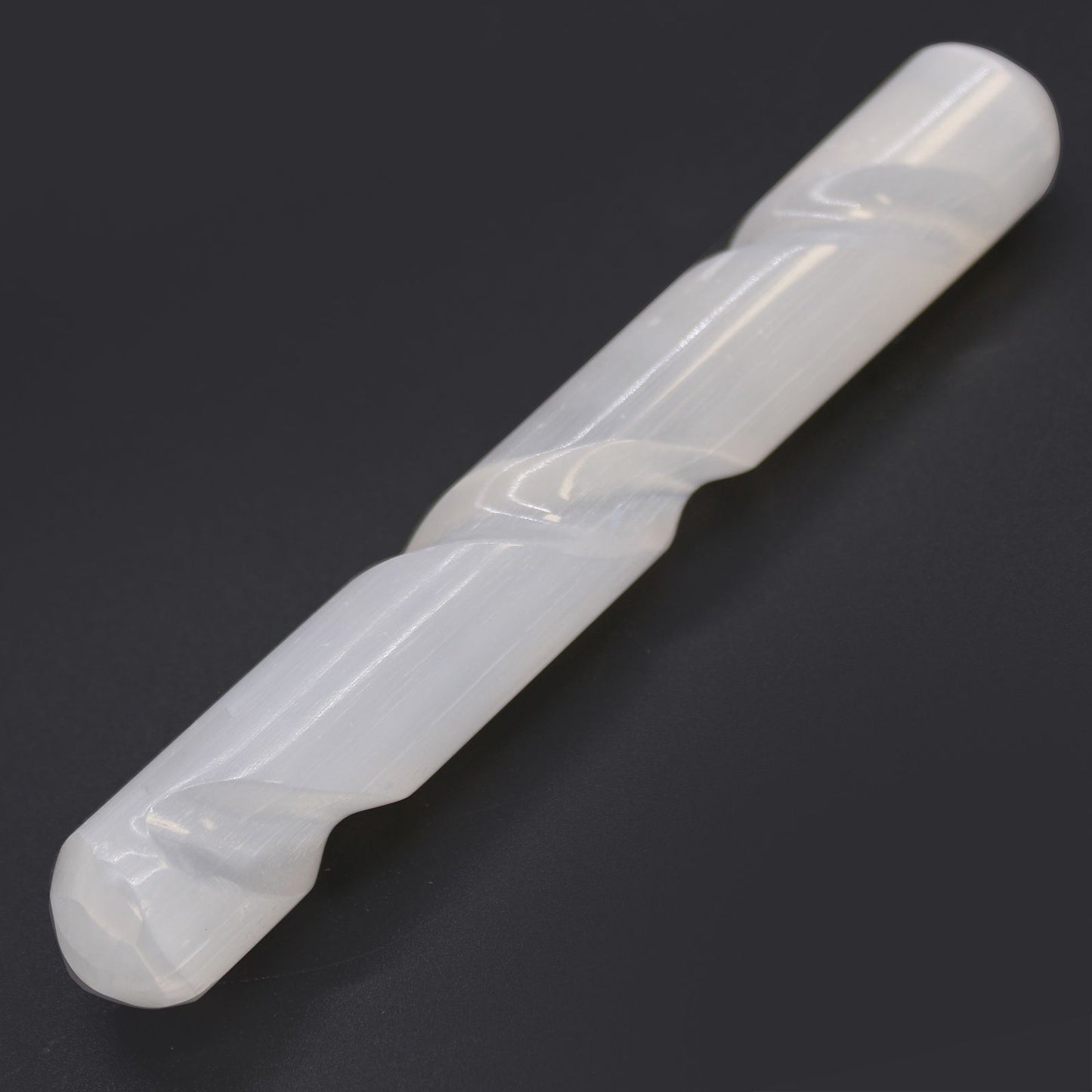 Szelenit spirál pálca - 16 cm (mindkét végén kerekített)