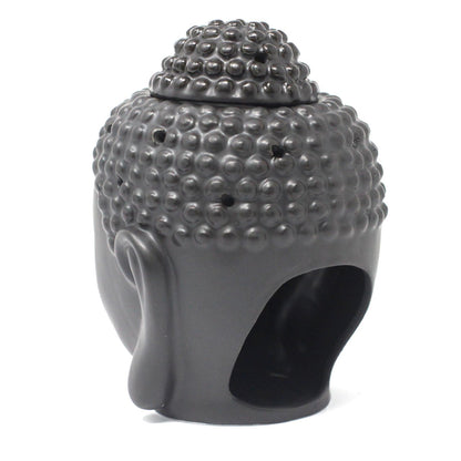 Buddha Head Oil Burner - Black