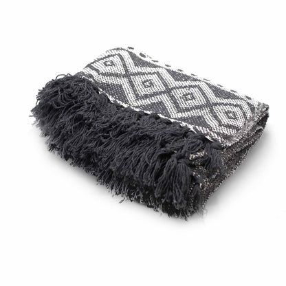 Boho Komfort Plédek - Szürke Geometrikus
