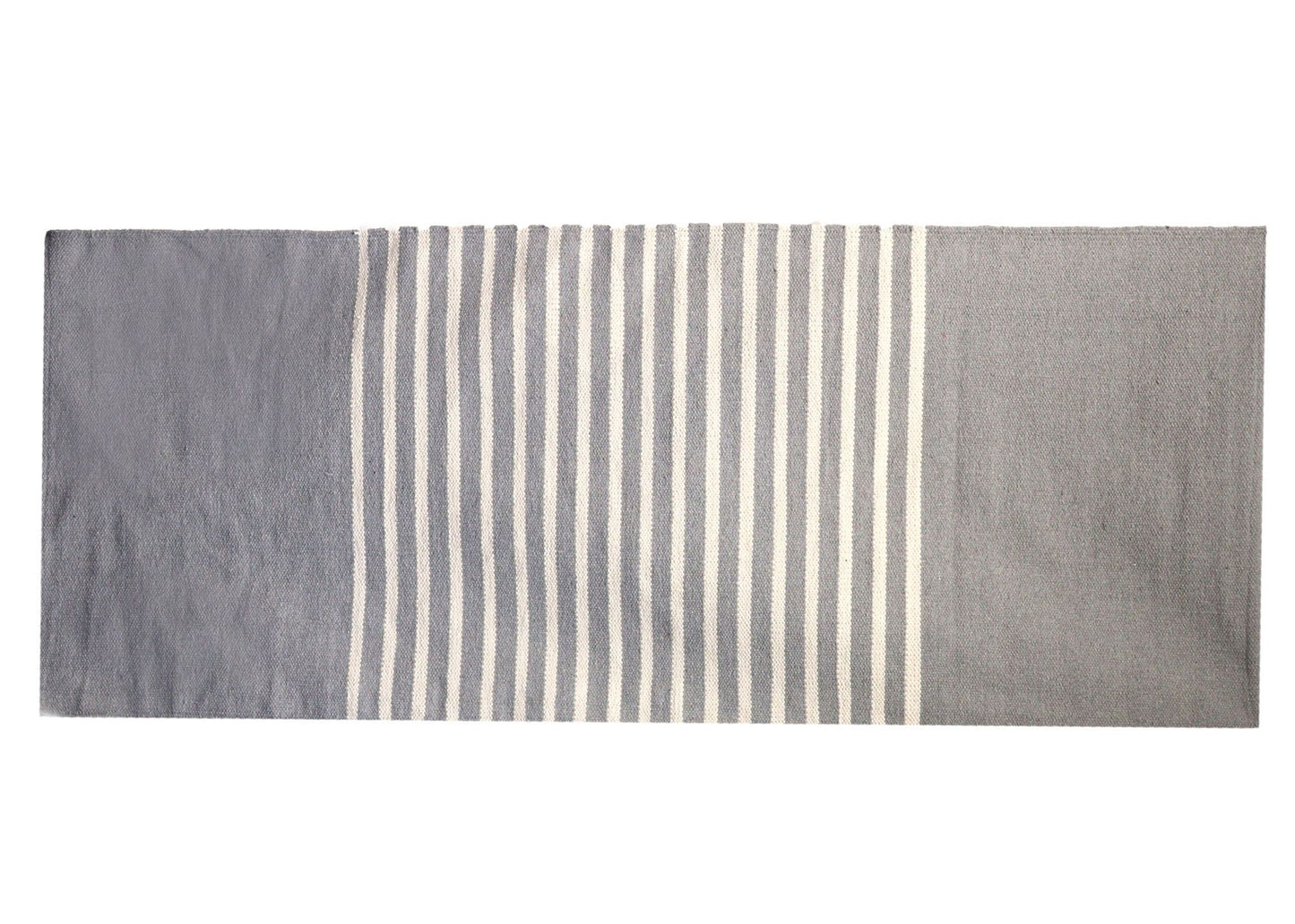 Indiai pamutszőnyeg - 70x170cm - Szürke