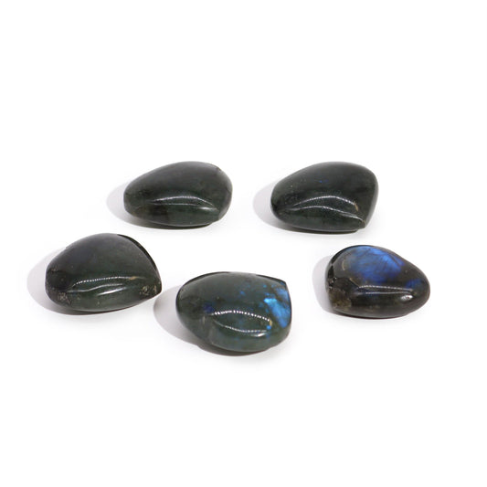 Madagaszkár Labradorit Szívkövek (kb. 17-31g 30-40mm)
