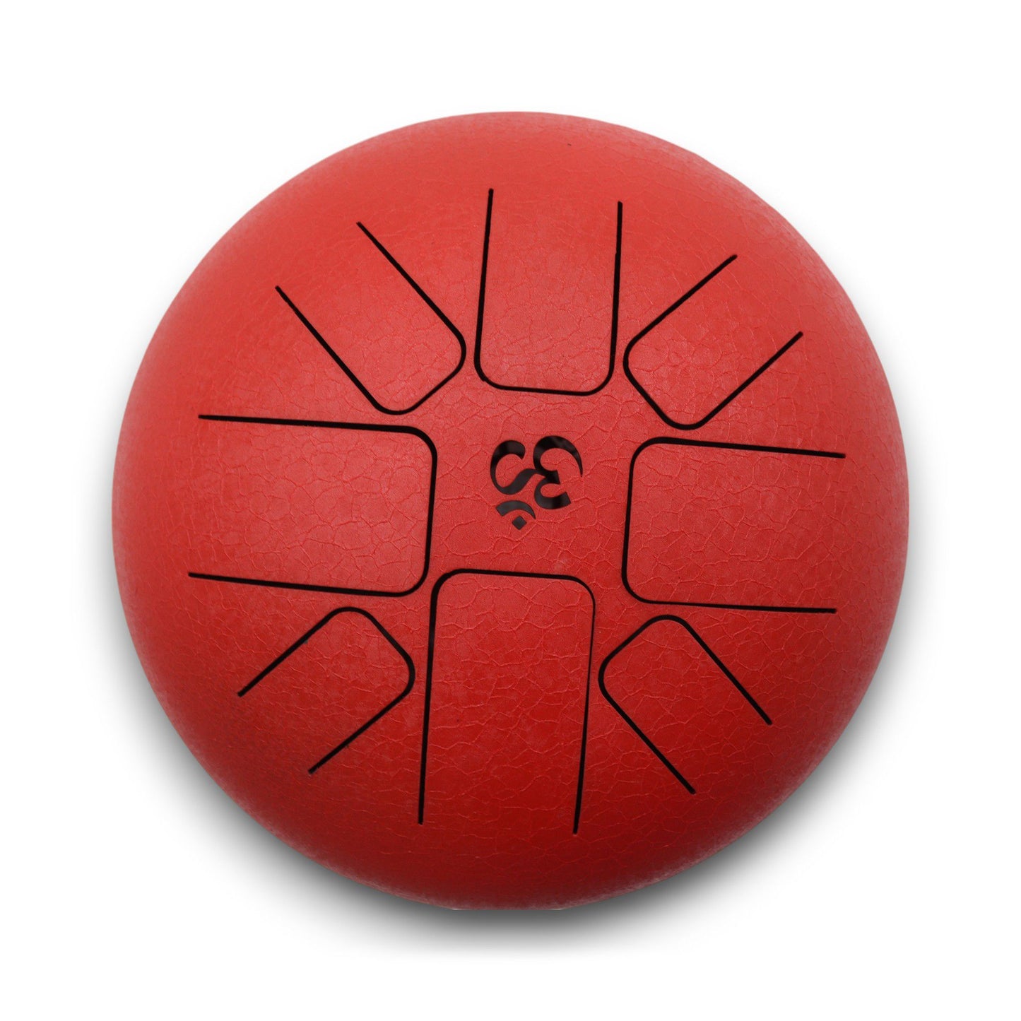 Med Steel Tongue Happy Drums Om Red- 22x16cm