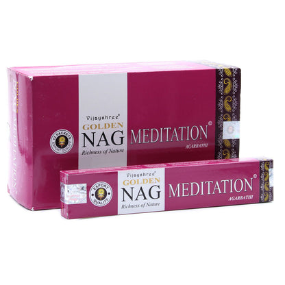 15g Golden Nag - Meditation füstölő