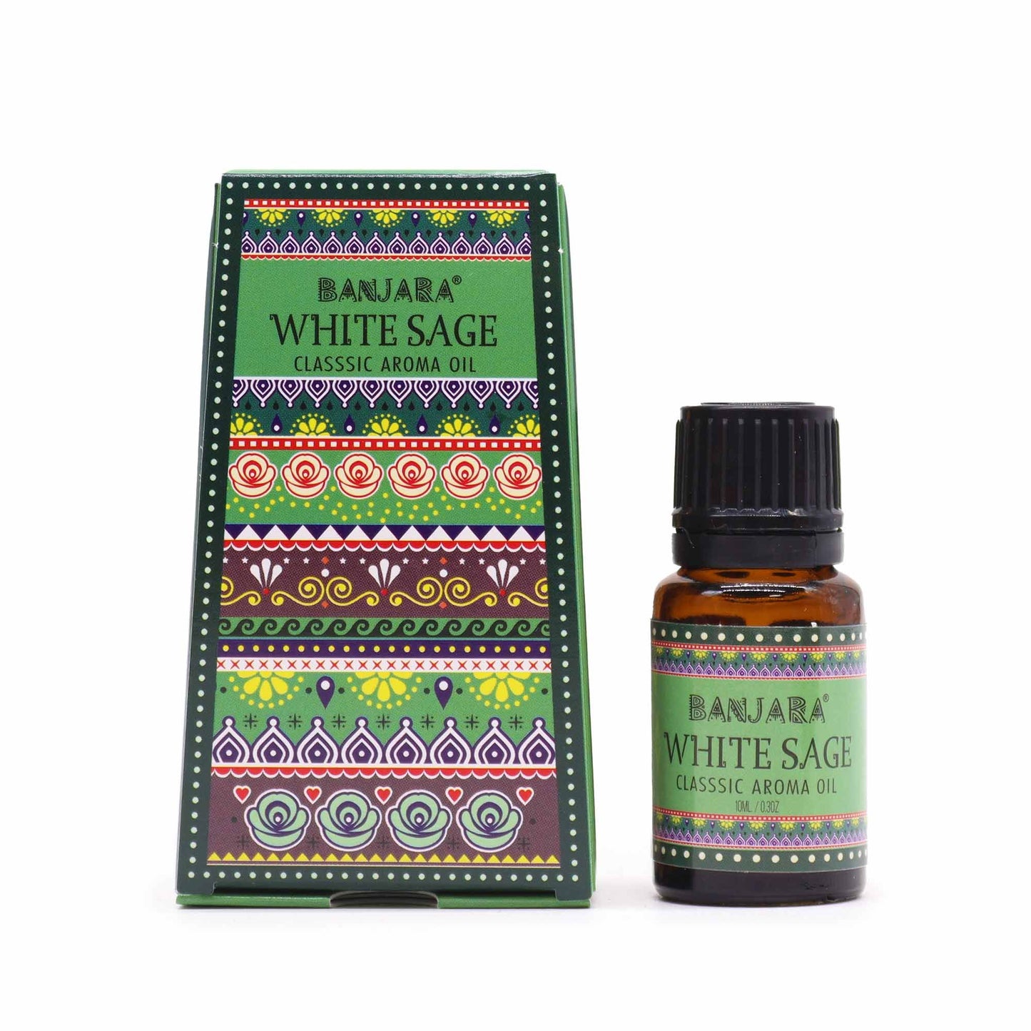 Banjara indiai illóolaj 10ml - Fehér Zsálya