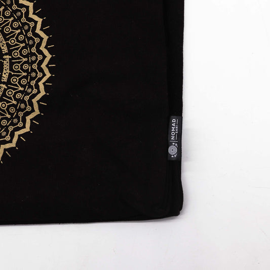 Túlméretezett kőmosott vászontáska, 14 oz – Szabadság Mandala