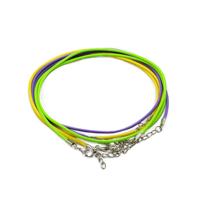 Csomagok - Viaszolt Medálzsinórok - 2mm x 55cm - Vegyes színekben - Vegyes (10 szín)