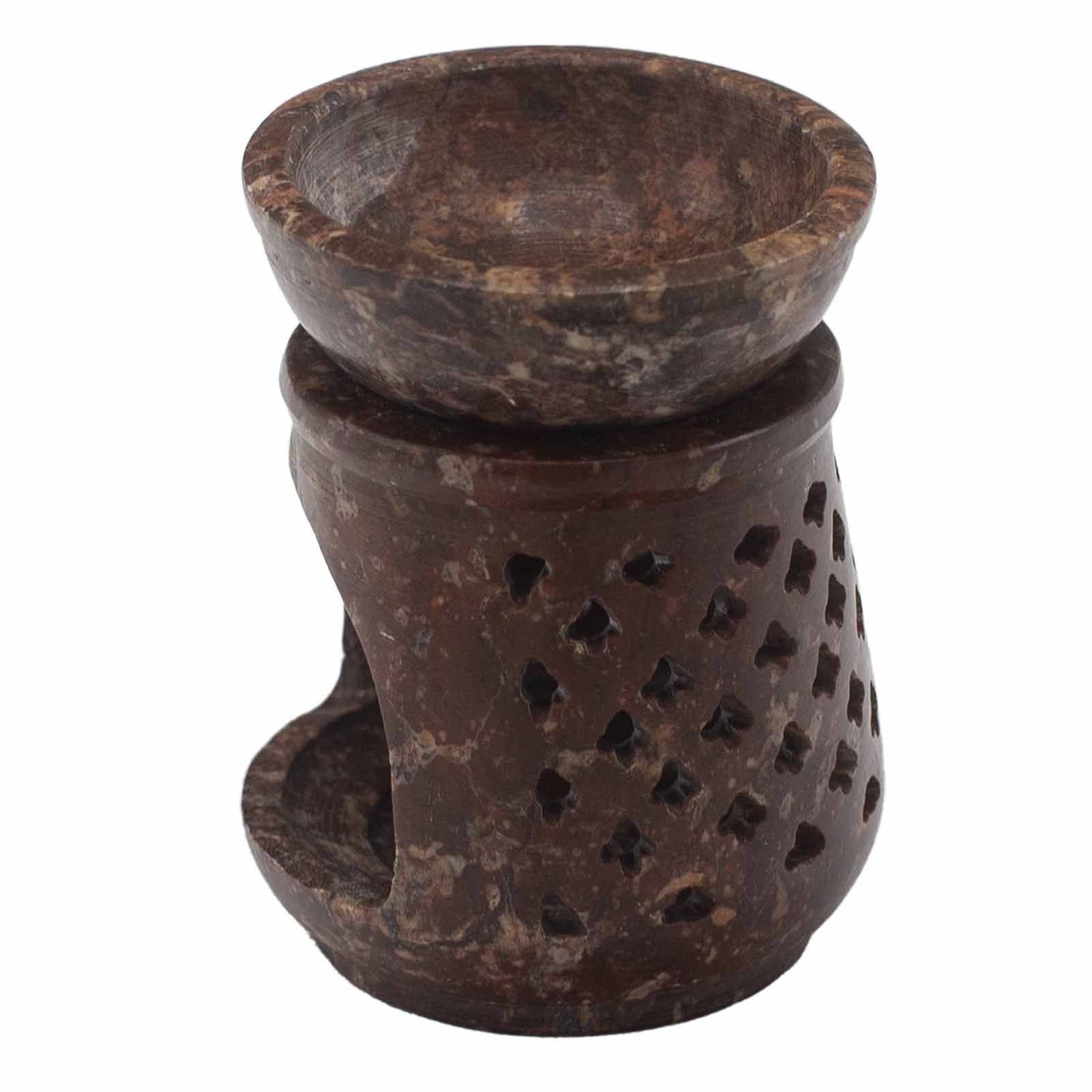 Kis szappankő olajmécses 8 cm - Klasszikus