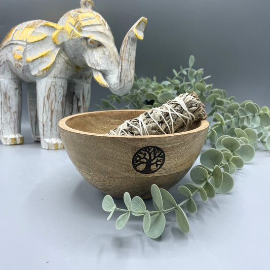 Fa Szmokingoló és Rituális Áldozati Tál - Életfa - 14x7cm