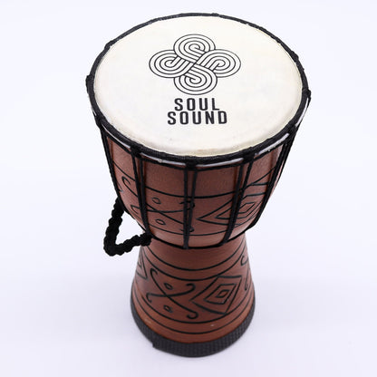 Kis professzionális Djembe dob - Soul Sound (mély) - Kicsi 30 cm (15 cm átmérő)