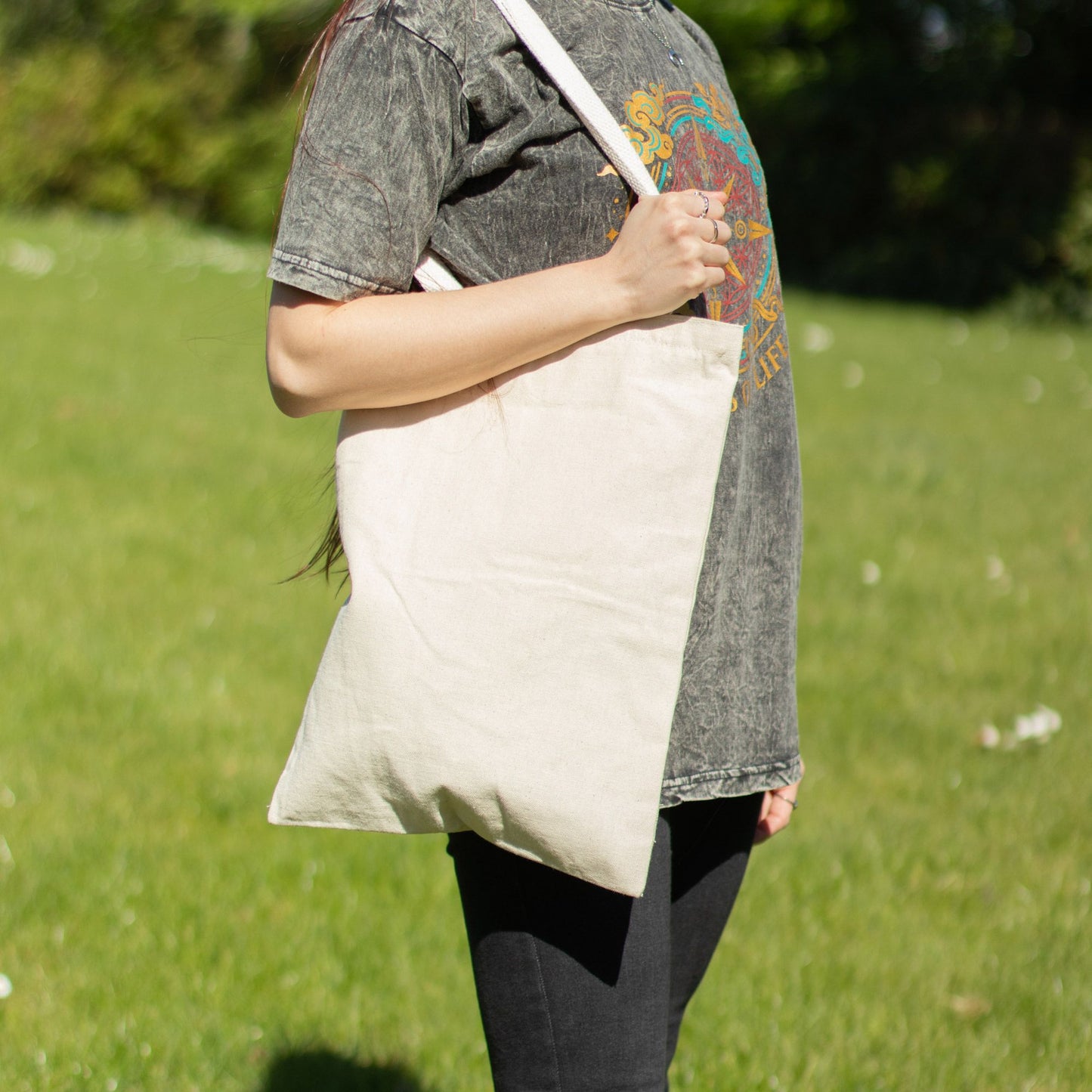 Nomad Sari ikonikus Toni táska - nyomatlan - természetes 10oz