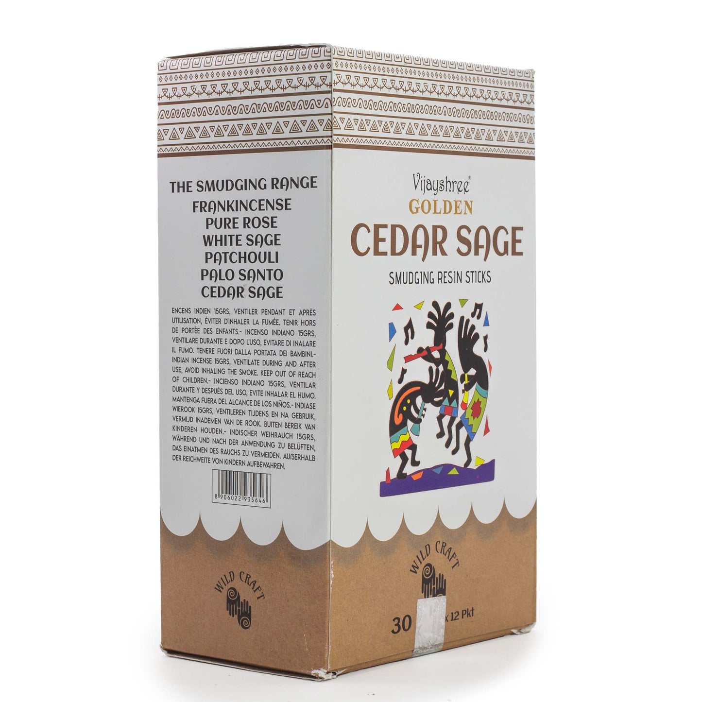 30g Arany Cédrus Zsálya Füstölőgyanta Botok (6db)