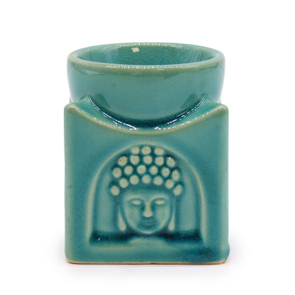 Szögletes Buddha Füstölő – Lágy Türkiz
