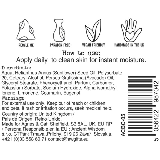 Kéz- és testápoló krém - Fehér füge - 300 ml