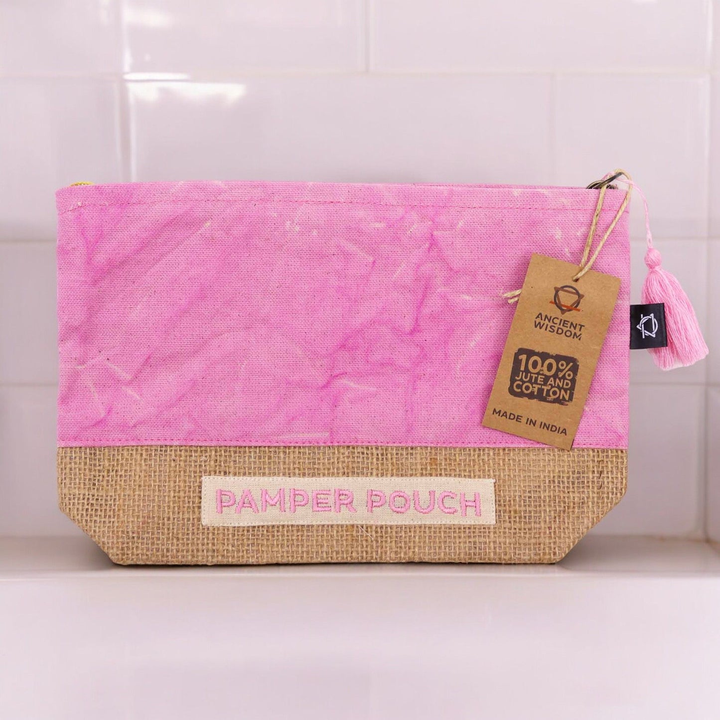 Pamper Pouch - rózsaszín és lila - Kőmosott