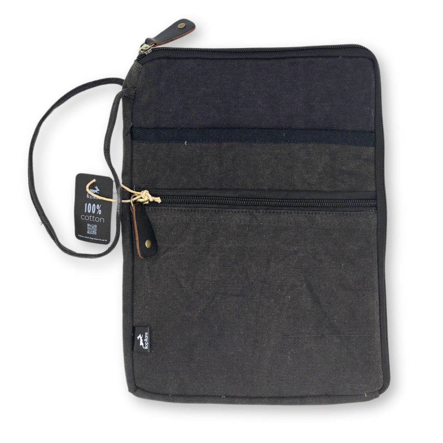 Stonewash nagyméretű laptoptok – faszén – 30x40cm