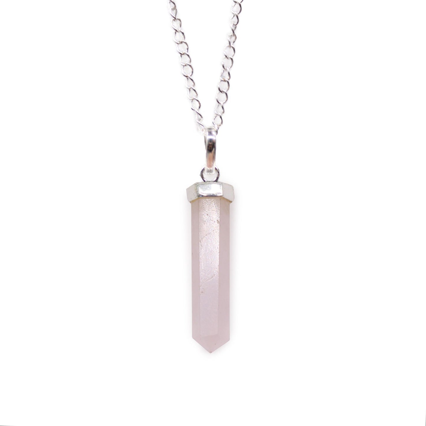 Gemstone Classic Hegyes Medál - Rózsakvarc