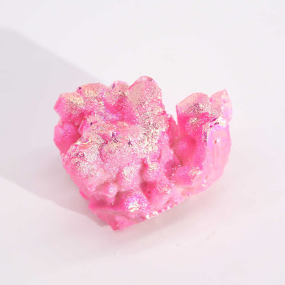 Med Enhanced Quartz - Aura Rose Halo Quartz (approx 100-150gm 7-10cm)