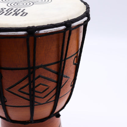 Kis professzionális Djembe dob - Soul Sound (mély) - Kicsi 30 cm (15 cm átmérő)
