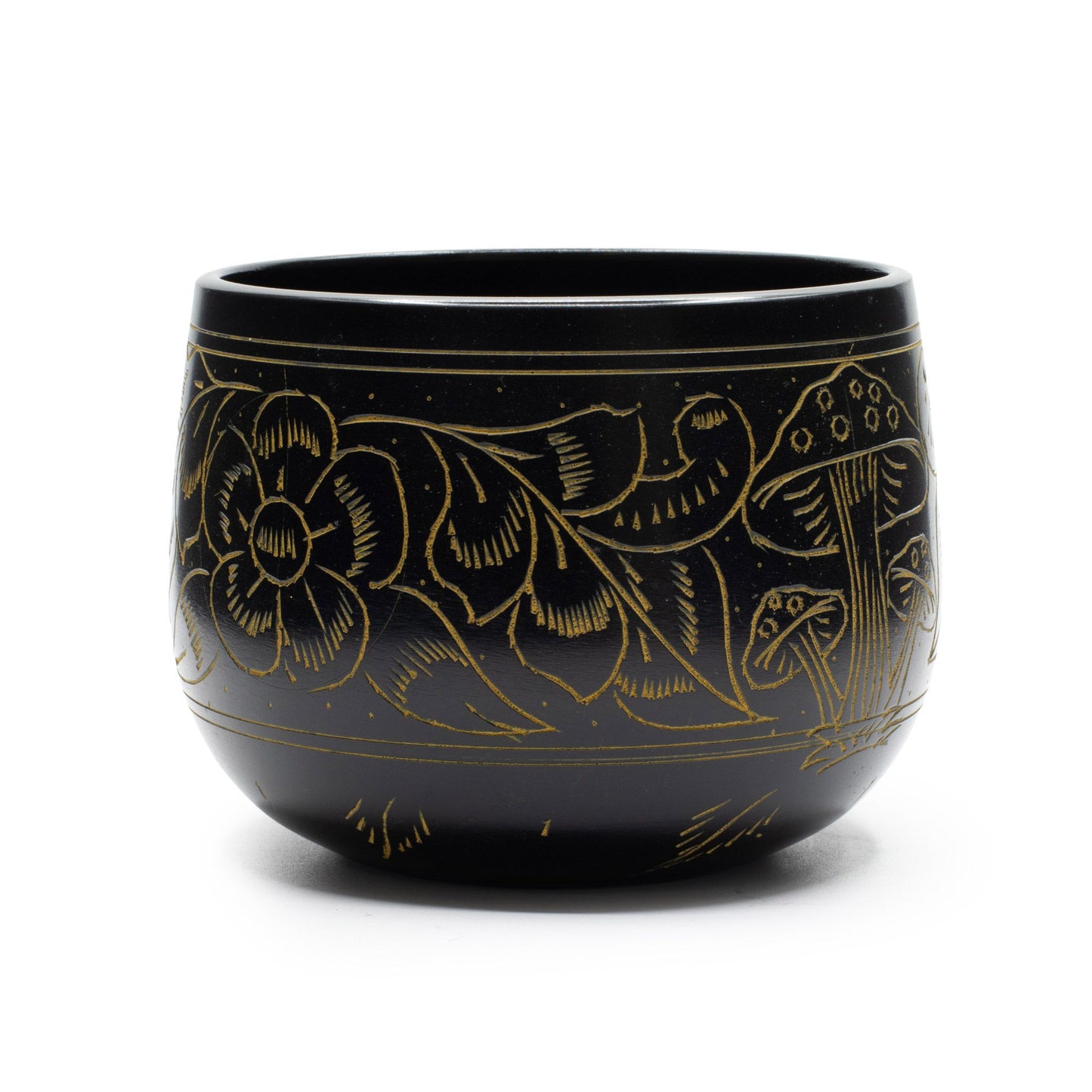 Cauldron Singing Bowl – Magic Mushroom – sárga (15 cm)