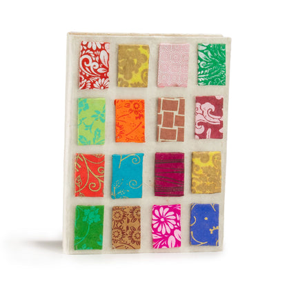 Lokta Mini Csempés Füzet – Közepes (15x12 cm) – 45 Lap – Natúr