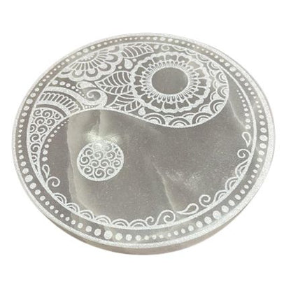 Nagy töltőlemez 18cm - Feng Shui