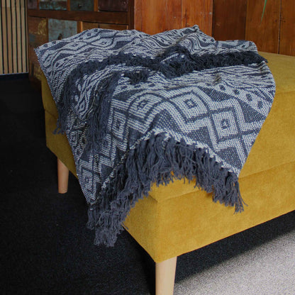 Boho Komfort Plédek - Szürke Geometrikus