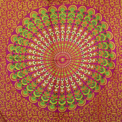 Ruby Lime Mandela Sarong