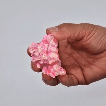 Med Enhanced Quartz - Aura Rose Halo Quartz (approx 100-150gm 7-10cm)